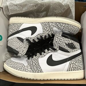 Jordan 1 white cement